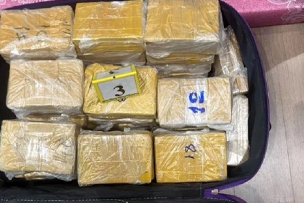 Số lượng ma tuý cơ quan chức năng thu giữ (Ảnh: Công an cung cấp)