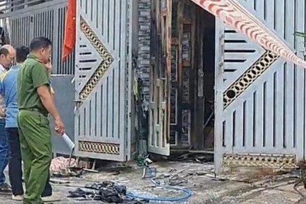 Hiện trường vụ cháy. (Ảnh: NS)