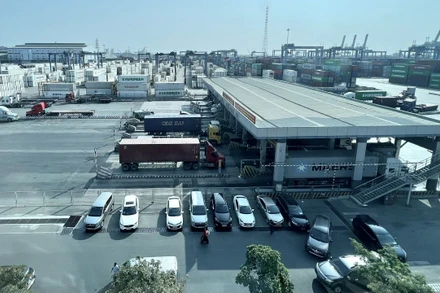 Một góc của cảng Tân Cảng Cái Lái.