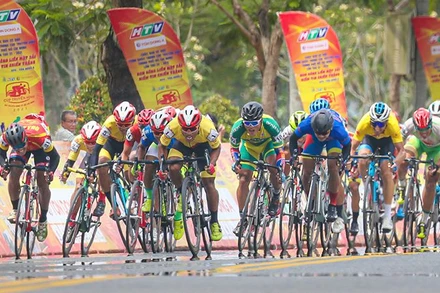 Các vận động viên tranh tài ở cuộc đua năm 2023.