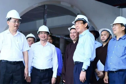 Đồng chí Nguyễn Văn Nên cùng lãnh đạo Thành phố khảo sát công tác chuẩn bị Đại lễ Vesak Liên hợp quốc 2025.