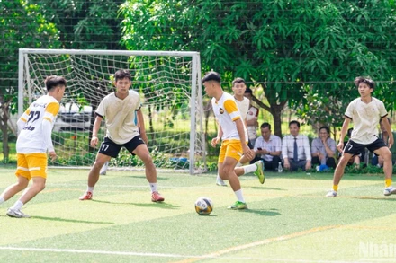 Các trận đấu giữa các đội bóng diễn ra hấp dẫn và gay cấn