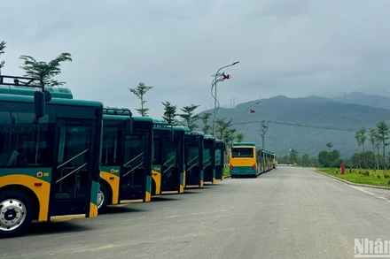 Các xe buýt điện của Futa Bus Lines sẽ tham gia vận hành các tuyến buýt kết nối đến Metro số 1 (Bến Thành - Suối Tiên).