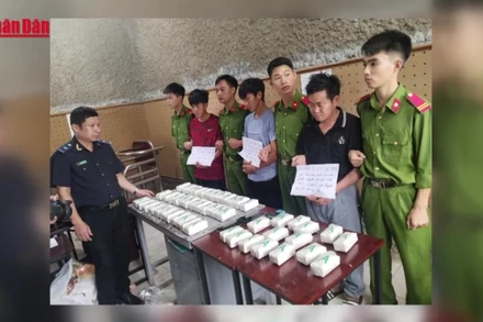 [Video] 9 kg ma túy tổng hợp bị bắt giữ tại Điện Biên