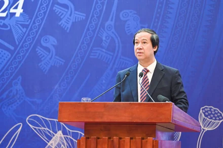 Bộ trưởng Giáo dục và Đào tạo Nguyễn Kim Sơn phát biểu khai mạc Hội nghị 