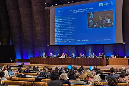 Đại biểu các nước thành viên Hội đồng Chấp hành đánh giá cao sự đóng góp và vai trò của Việt Nam trong thời gian vừa qua. (Ảnh: MINH DUY)