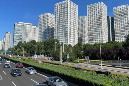 Khu nhà ở thương mại - văn phòng SOHO ở quận Triều Dương, thành phố Bắc Kinh, Trung Quốc.