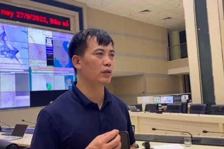 Ông Nguyễn Văn Hưởng - Trưởng Phòng Thời tiết, Trung tâm Dự báo Khí tượng Thủy văn quốc gia (Ảnh: THANH TRÀ)