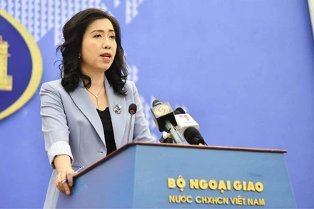 Người phát ngôn Bộ Ngoại giao Lê Thị Thu Hằng.