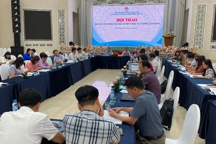 Hội thảo Báo chí với công tác bảo vệ nền tảng tư tưởng của Đảng.