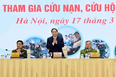 Thủ tướng Phạm Minh Chính chủ trì cuộc gặp mặt và tuyên dương các tập thể, cá nhân trong đoàn công tác của Bộ Công an, Bộ Quốc phòng đã tham gia cứu nạn, cứu hộ tại Thổ Nhĩ Kỳ 