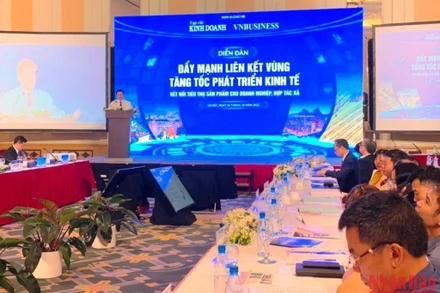 Diễn đàn “Đẩy mạnh liên kết vùng-Tăng tốc phát triển kinh tế" ngày 26/10.