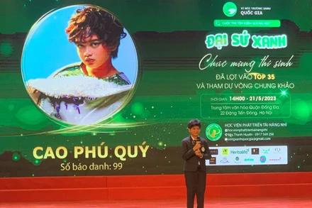 35 thí sinh “Đại sứ xanh” thuộc Chương trình "Vì môi trường xanh quốc gia 2023".
