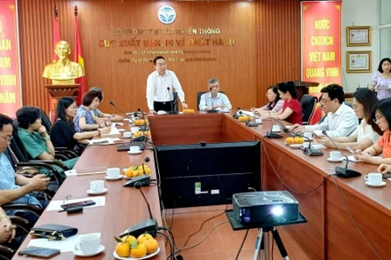 Toàn cảnh Hội nghị về Giải thưởng Sách quốc gia năm 2024.