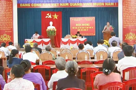 Hội nghị tiếp xúc cử tri tại huyện Phú Ninh (Quảng Nam) sau kỳ họp thứ 4, Quốc hội khóa XV.