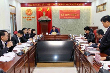 Quang cảnh kỳ họp. 