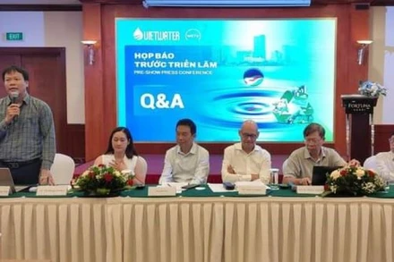 Họp báo giới thiệu về Triển lãm và Hội thảo quốc tế lần thứ 14 về ngành cấp thoát nước, công nghệ lọc nước, xử lý nước thải tại Việt Nam.