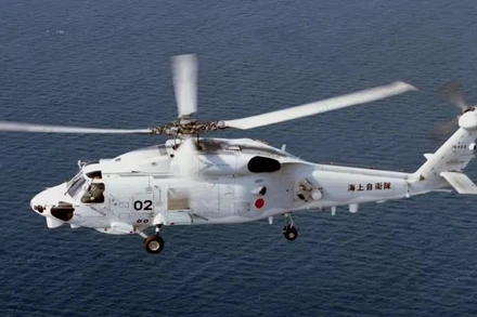 Trực thăng có số hiệu SH-60K. (Nguồn: Kyodo)