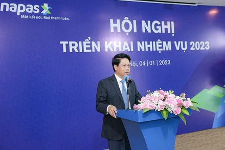 Phó Thống đốc Ngân hàng Nhà nước Việt Nam Phạm Tiến Dũng tham dự hội nghị triển khai năm 2023 của NAPAS.