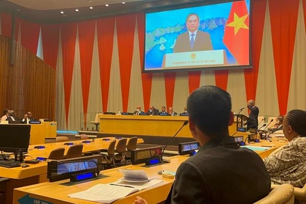 Ảnh: Phái đoàn Việt Nam tại Liên hợp quốc.