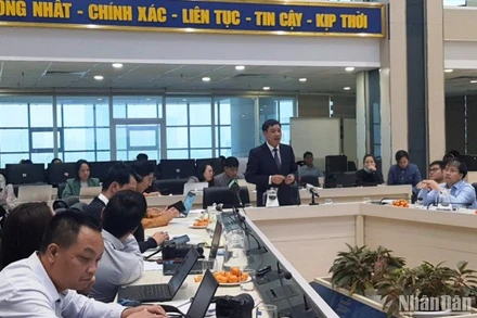 Họp báo thông tin về dự báo thời tiết trong dịp Tết Nguyên đán Quý Mão.