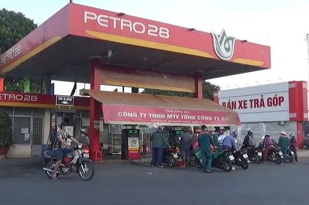 Trạm xăng dầu của Công ty TNHH MTV Tổng Công ty 28 bị phản ánh có dấu hiệu vi phạm.