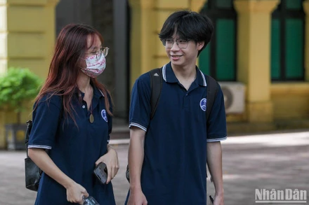 Thí sinh tại Kỳ thi tốt nghiệp THPT năm 2024. (Ảnh: THẾ ĐẠI)