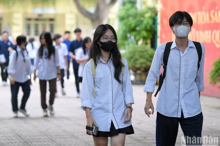 Thí sinh tại Kỳ thi tốt nghiệp THPT năm 2024. (Ảnh: THẾ ĐẠI)