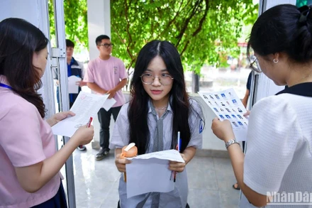 Tại Kỳ thi tốt nghiệp THPT năm 2024 (Ảnh: THÀNH ĐẠT)