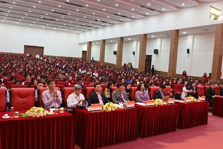 Toàn cảnh họp báo. (Ảnh: DUY HỌC)