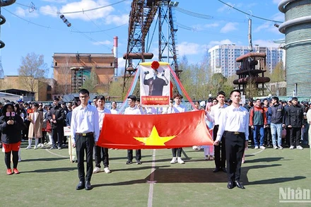 Lễ khai mạc Đại hội Thể thao sinh viên Việt Nam tại Saint Petersburg năm 2025.