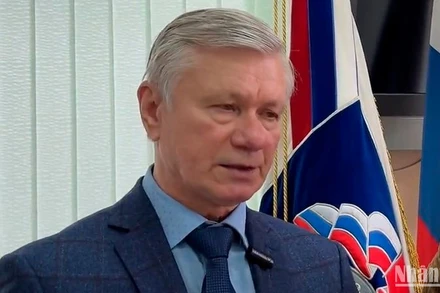 Giáo sư Vladimir Buyanov, Chủ tịch Hội hữu nghị Nga-Việt. 