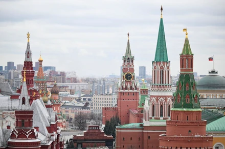 Khuôn viên Quảng trường Đỏ ở thủ đô Moskva. (Ảnh: RIA Novosti)