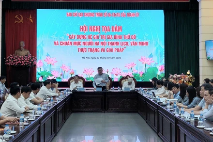 Xây dựng hệ giá trị người Hà Nội trong thời kỳ mới 