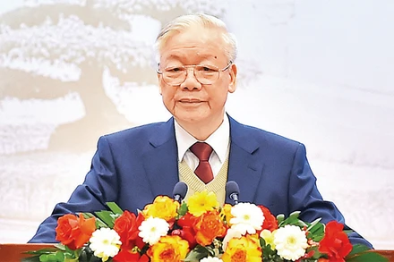 Tổng Bí thư Nguyễn Phú Trọng. (Ảnh THỦY NGUYÊN)