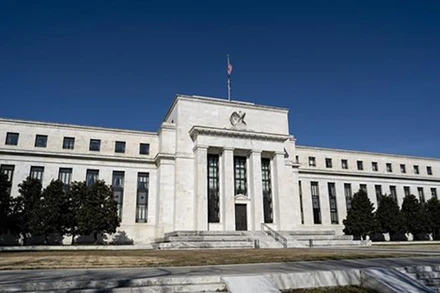 Trụ sở Ngân hàng Dự trữ Liên bang Mỹ. (Nguồn: AFP/TTXVN)