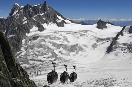 Đỉnh Mont Blanc. (Nguồn: AFP/TTXVN)