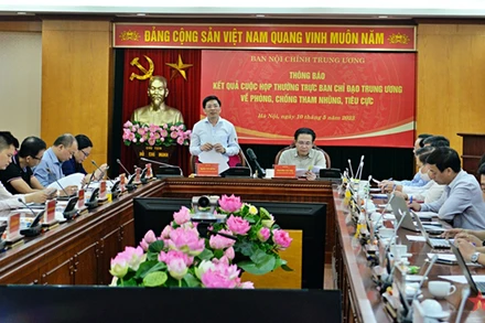 Quang cảnh buổi làm việc. (Ảnh: QDND.VN)