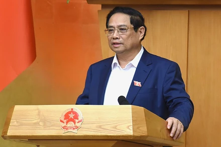 Thủ tướng Phạm Minh Chính chủ trì phiên họp Chính phủ thường kỳ tháng 5.