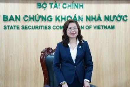 Chủ tịch Ủy ban Chứng khoán Nhà nước Vũ Thị Chân Phương.
