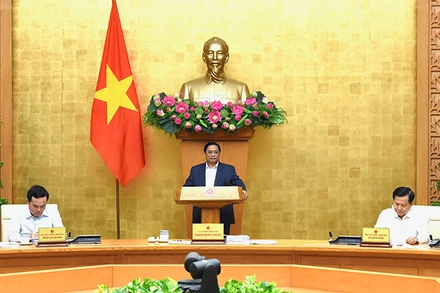 Thủ tướng Phạm Minh Chính dự và chủ trì phiên họp.