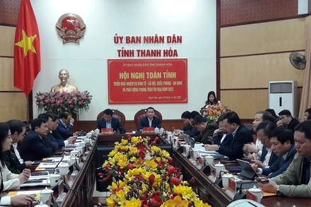 Đại diện Mặt trận Tổ quốc tỉnh Thanh Hóa hưởng ứng thi đua thực hiện tốt nhiệm vụ năm 2023.