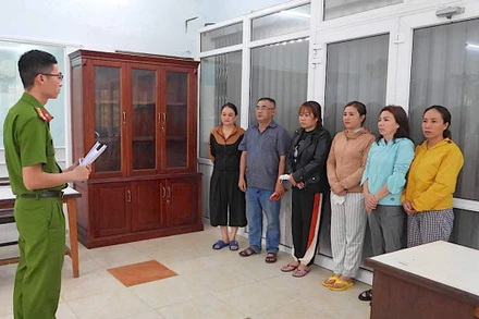 Công an Đà Nẵng triệt phá đường dây đánh bạc 60 tỷ đồng. (Ảnh: Công an cung cấp)