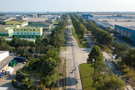 Một góc khu công nghiệp ở Đồng Nai.