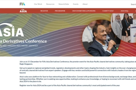 Hội nghị FIA 2024 - Cầu nối toàn cầu cho ngành phái sinh châu Á