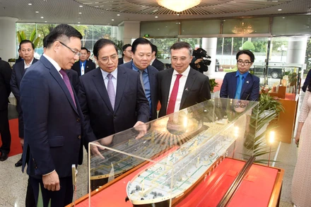 [Ảnh] Thủ tướng Phạm Minh Chính dự Hội nghị triển khai nhiệm vụ năm 2023 của Tập đoàn Dầu khí quốc gia Việt Nam