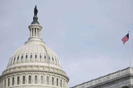 Tòa nhà Quốc hội Mỹ ở Washington, DC. (Ảnh: THX/TTXVN)