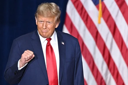 Cựu Tổng thống Mỹ Donald Trump. (Ảnh: AFP/TTXVN)