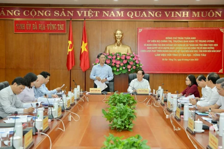 Quang cảnh buổi làm việc.
