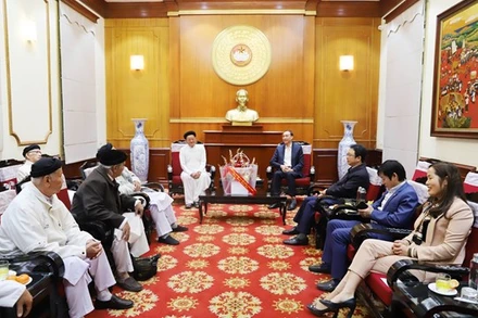 Quang cảnh buổi tiếp.